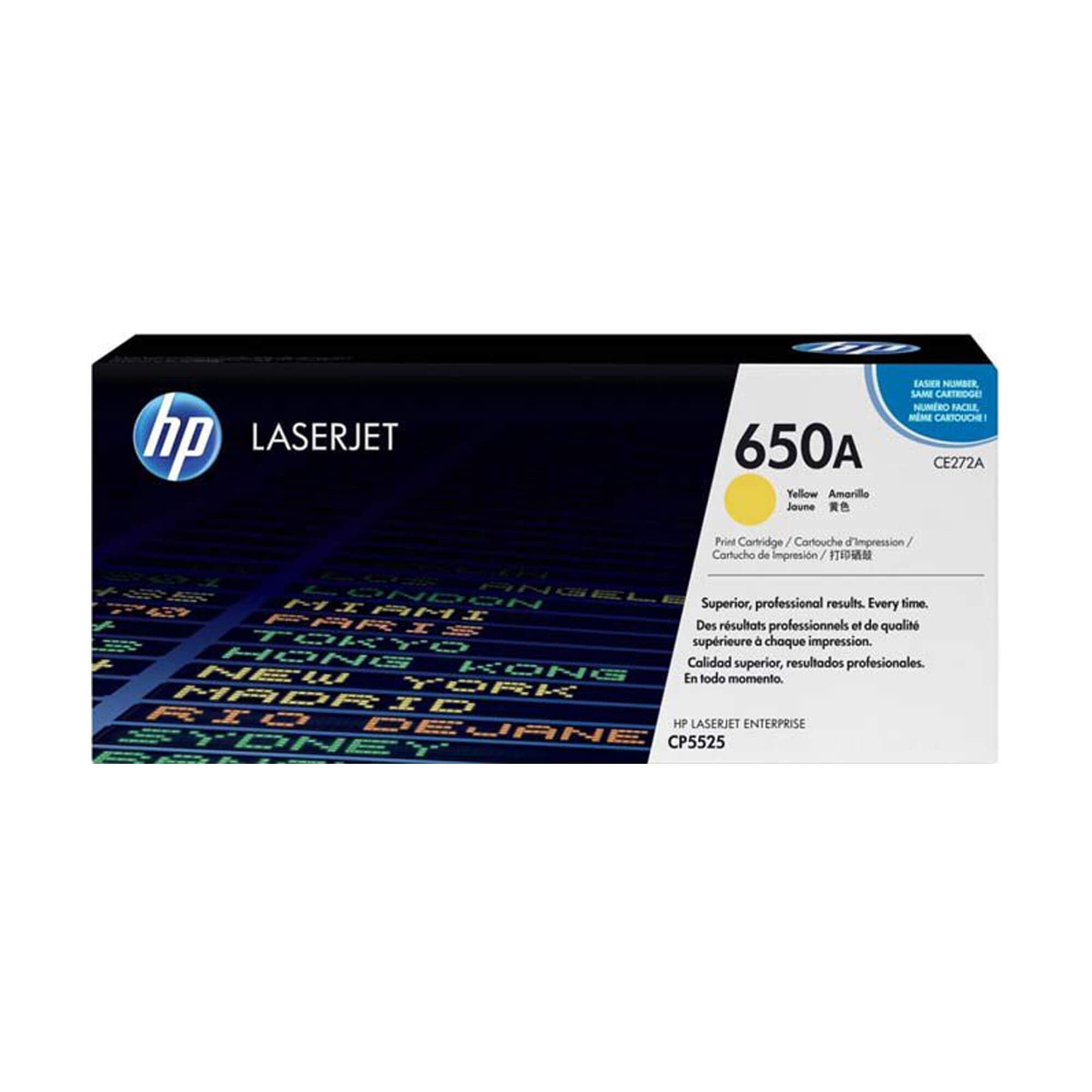 ce272a TONER HP CE272A 650A L.J. CP5525 YELLOW 15.000 PAGINAS