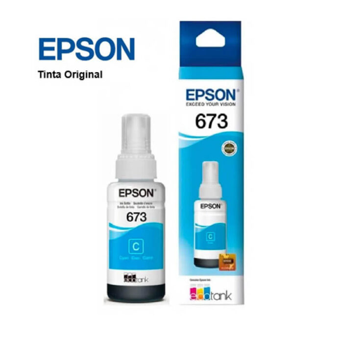 Tinta Epson T673220-AL Cyan