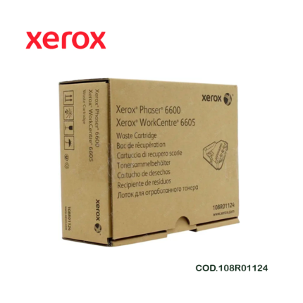 WASTE CARTRIDGE XEROX 108R01124 PARA PHASER 6600/6605