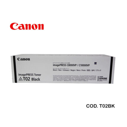 Toner Negro T02 - Canon IPR C10010VP Rendimiento 44.000 Paginas
