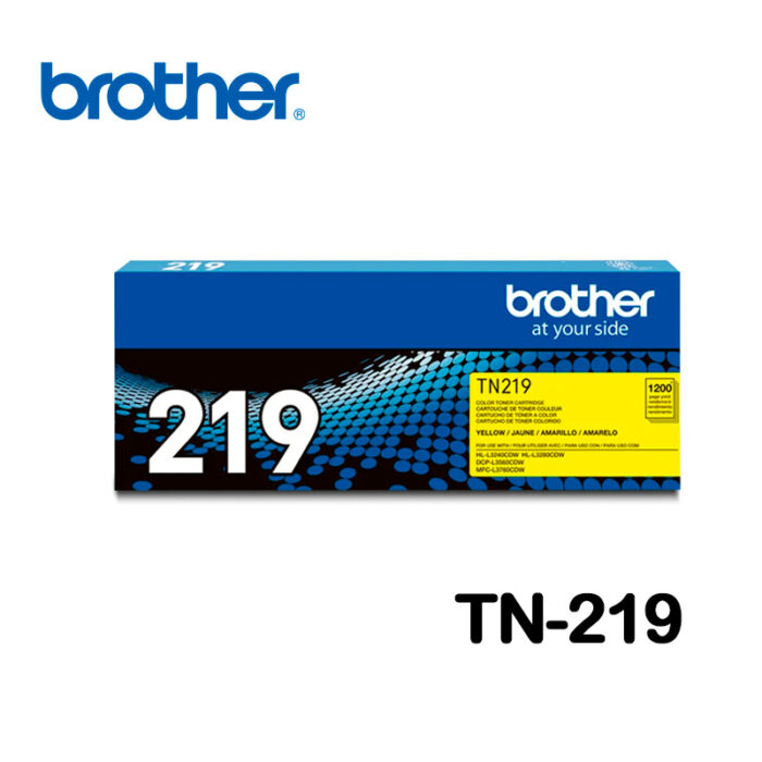 Toner Brother TN-219 Yellow Original Rendimiento 1200 pag.