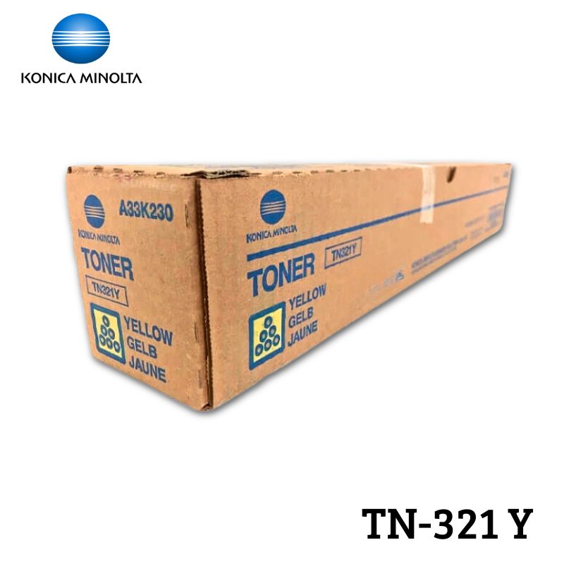 TN 321 K (3) Tóner Konica Minolta TN-321Y original Yellow