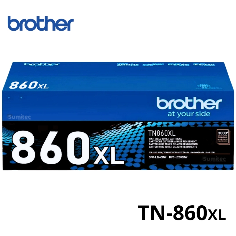 Toner Brother TN-860XL MFC-L2880DW / DCP-L2660DW 3,000 paginas – Sumitec  Perú