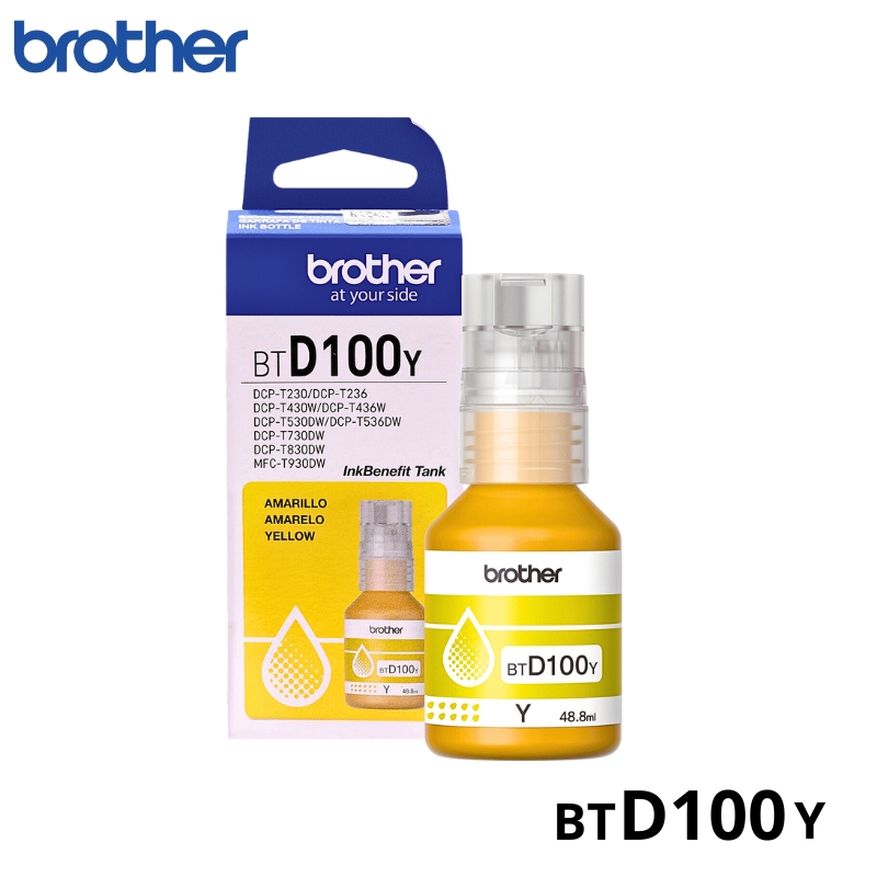 TINTA BROTHER Brother BTD100Y Yellow | Tinta Original